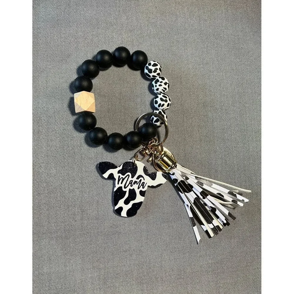 Cow Keychain bracelet‎